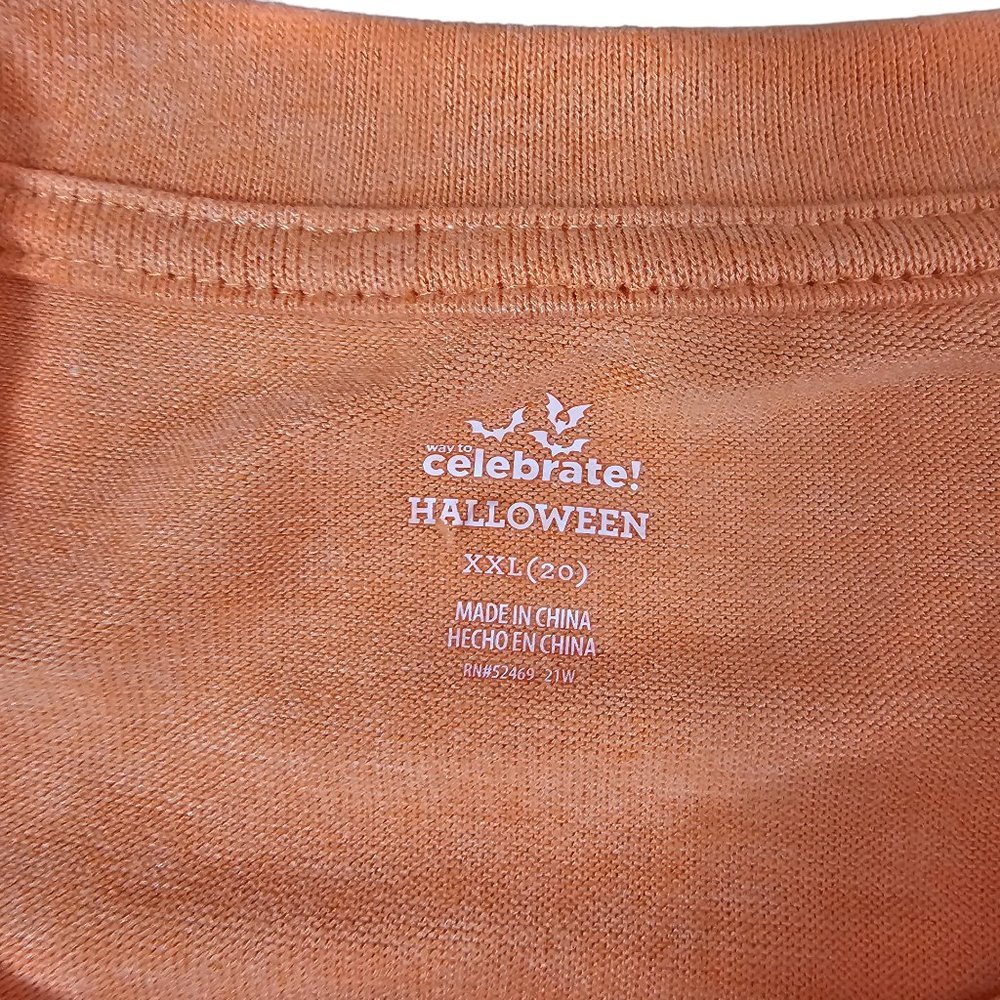 HAPPY Halloween Pumpkin Graphic Long Sleeve T-Shirt – Various Sizes - Picture 8 of 16